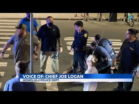 Honolulu Police Chief responds to bystander video of police tackling man in Waikiki street