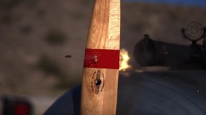 Watch the Slo Mo Guys fire bullets from a WWI-inspired device in slow-motion