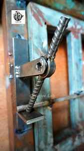 833K views · 6.6K reactions | DIY Unique Door Latch You’ve Never Seen Before! #reels #instagramreels #doorlatch #doorlock #door #lock #latch #diytools #metalworking #welding #lifehacks | Creative Lab | Facebook