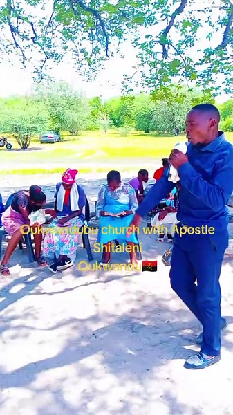 Oukwandubu Church in Angola with Pastor Shitaleni