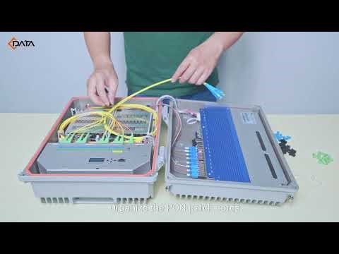 Guide for Fiber Coiling Inside Outdoor OLT+EYDFA.