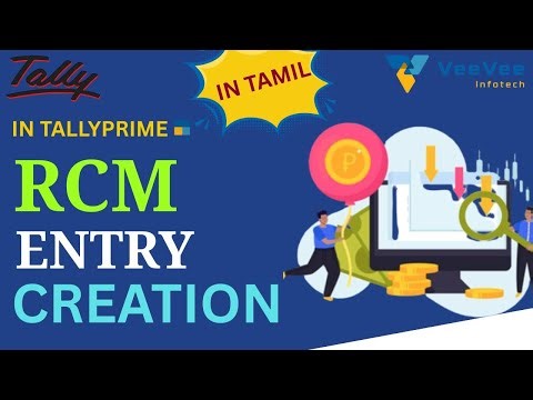TallyPrime RCM Entry 🔥 Step by Step Guide (Must Watch!) | Tamil