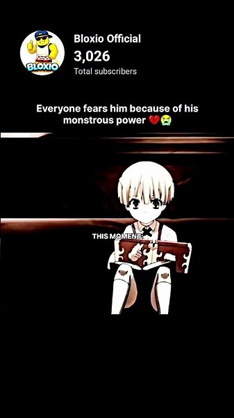 Everyone fears him because of his monstrous power... 💔😭 #Anime #Otaku #shorts