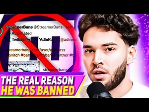 Adin Ross Reveals Why Twitch BANNED Him Permanently