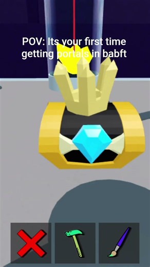 First time getting portals! #portal #babft