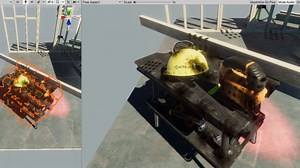 【Unity】向不平整的物体表面添加弹孔、灰尘、投影UI等等的Shader | 英文字幕