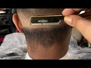 Neck Razor ASMR: Ultimate Relaxing Back-Shave Experience