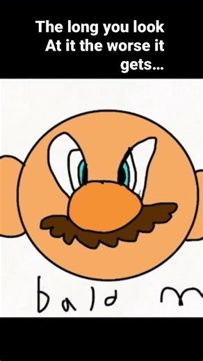 Bald Mario #mario #meme #shorts