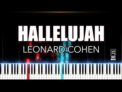 Hallelujah - Leonard Cohen | Piano Tutorial | Synthesia + Sheet Music