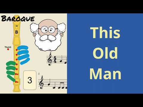 This Old Man | Baroque Soprano Recorder Tutorial by Notes to Play