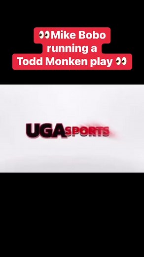 Mike Bobo running a Todd Monken play 👀 | Georgia Bulldogs