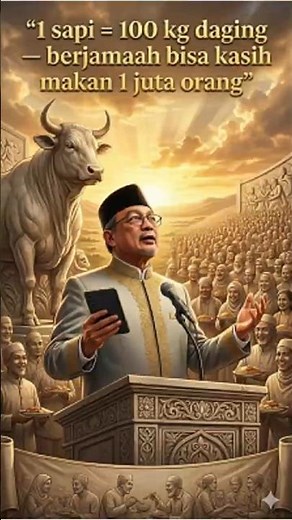 one cow, one hundred kilograms of meat in congregation