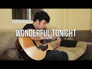 Wonderful Tonight (WITH TAB) Eric Clapton | Fingerstyle Guitar | Lyrics