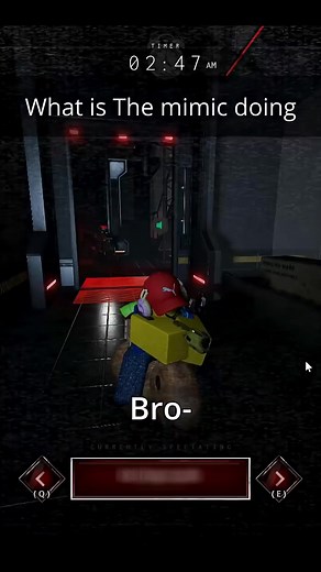 Posted this because I found it funny [uhh creds to BlequYT] || #bitebynight #themimic #fnaf #robloxx #asym || Bite By Night