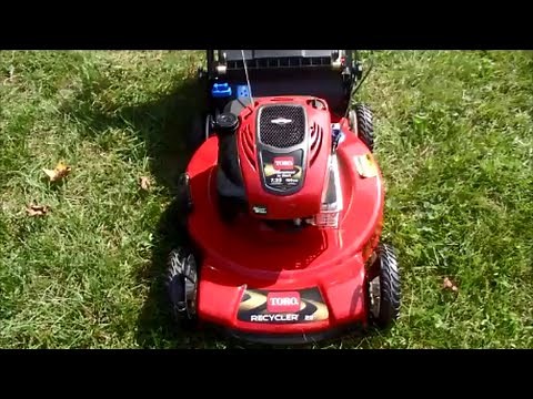 Toro Personal Pace Recycler Lawn Mower Model 20332 Home Depot Customer Return - Sept 20, 2014