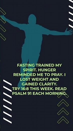 Try a 6–8 hour fast. Hydrate, pray, and write down what God speaks.