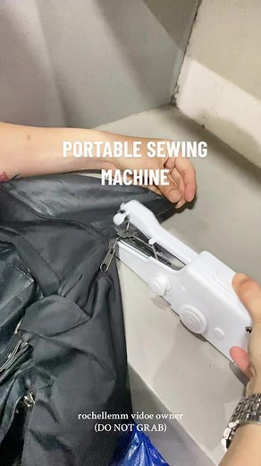 Pinapadali talaga ang buhay ko nitong portable sewing machine, super useful and very handy! 🤭 #sewing #sewingmachines #portablesewingmachine