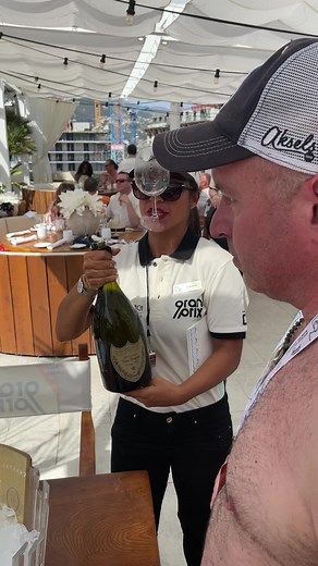 A new party trick at F1 in the Fairmont hotel Monaco