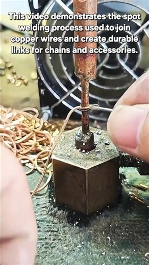 Automatic Copper Rod Welding Machine | Jewelry Making Process