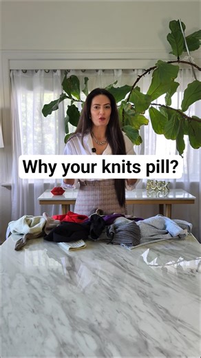 Why your knits start pilling so quickly? #newfashionbrand