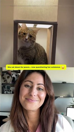 She sat down for peace... now questioning her existence.