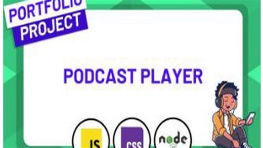 zerotomastery - Build a Podcast Player with JavaScript, CSS and Node.js