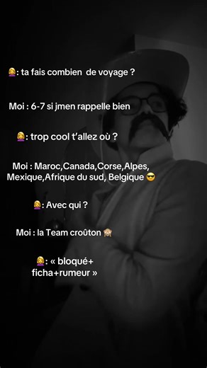 Voyages humoristiques avec la Team croûton !