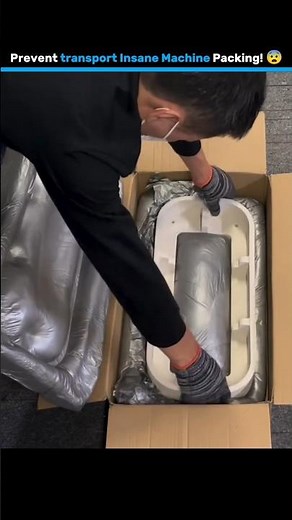 Satisfying Protective Packaging Process!