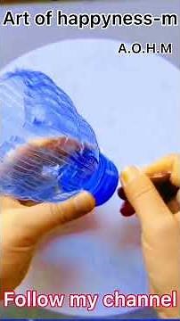 Water bottle craft ideas | watter bottle make flower with light | water bottle craft