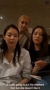 33K views · 2.7K reactions | From the start Jennie really want to use the elephant sticker but when Lisa's name got mention, her plan just suddenly change  | All About JenLisa | Facebook