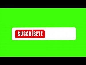 Plantilla y animación de Botón de Suscribirse para activa la campanita para tus videos de Youtube