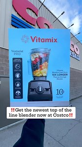 ‼️Get the newest top of the line blender now at Costco‼️ 🙋🏻‍♀️This NEW @Vitamix Venturist Pro in an Exclusive Partnership with @Costco is now available in Costco Clubs for only $399.99! 🙌Perfect to make your favorite smoothies, soups, salsas and everything in between thanks to the variable speed control setting that lets you fine tune every texture! ✅SELF-DETECT Technology is a built in wireless connectivity motor base that will automatically adjust the maximum blending times for the containe