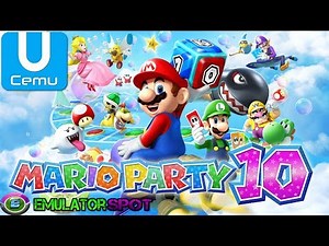 Cemu Emulator 1.12.1: Mario Party 10 Gameplay Nintendo Wii-U (EmulatorSpot)