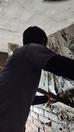 Live highlight wall plaster #construction