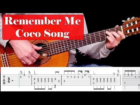 Remember Me from Coco - Guitarra Guitar Tutorial with Tabs - Marcel van Dorst