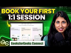 Book Your First 1:1 Session- GeeksforGeeks Connect | Mock Interviews, Career Guidance, Resume Review