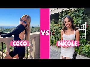Coco Quinn Vs Nicole Laeno TikTok Dances Compilation
