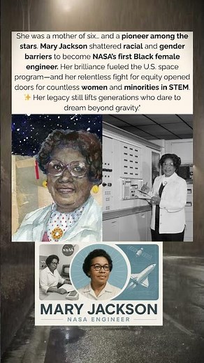 NASA’s Hidden Figure Who Reached the Stars ✨🚀 | Mary Jackson