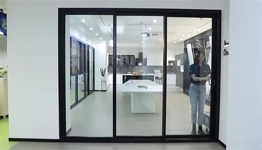 Australian AS2047 Commercial Stackable Cavity Sliding Doors Australian Standards Aluminium Stacker Sliding Glass Doors for House