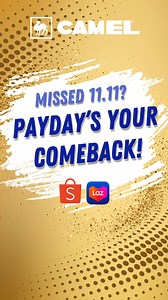 No 11.11 haul? Don’t stress – Camel Payday Specials are here! Grab Camel flat iron, air circulator, air fryer and party speakers before it’s gone! 🛒 SHOP NOW – Sale Ends Soon! LAZADA: https://www.lazada.com.ph/shop/camel SHOPEE: https://shopee.ph/camel_appliances #CamelAppliancesPH #CamelAt34 #PaydaySale | Camel Appliances Mfg. Corp.