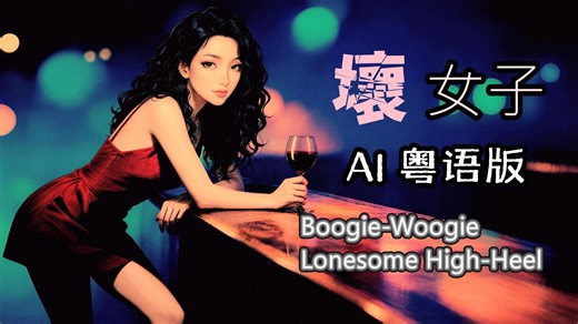 《Boogie-Woogie Lonesome High-Heel》AI粤语版【经典名曲AI改编12】