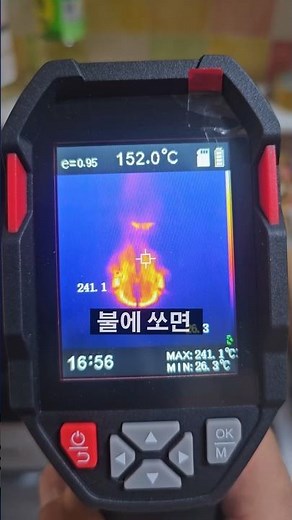 What Does a Gas Flame Look Like Through a Thermal Camera?