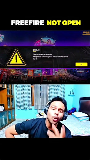 FREE FIRE NEW GLITCH 😑 GAME OPEN NHI HO RHA ⚡️|@selfrexff27