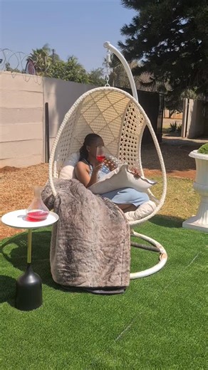 Sink in, sway gently, and let the world slow down. 🌿 This swing chair isn’t just a seat—it’s your personal comfort zone. Designed to cradle your back and support your body, it turns your backyard into the ultimate retreat for relaxation and quiet moments - sometimes thats all you need. Swing chair $440 | Pretty Stylish Homes