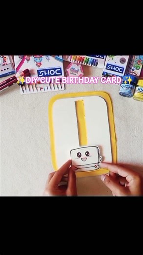 DIY cute birthday card #the crafty Paridhi #like #subscribe ✨🩷🌷🌸🎀🙏🏻🌷