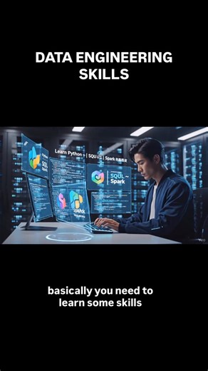sharcashitic sundar on Instagram: "day 29/365 Data engineering skill set Skills You Need to Become a Data Engineer: 🔹 Programming: Python, SQL 🔹 Big Data: Apache Spark, Hadoop 🔹 ETL / Workflow: Airflow, Glue, dbt 🔹 Cloud: AWS, Azure, or GCP 🔹 Databases: MySQL, MongoDB, Redshift, Snowflake 🔹 Data Modeling & Architecture: Designing clean, scalable systems 🔹 Streaming: Kafka, Kinesis 🔹 Governance: Data quality, validation, security Data Engineers are the invisible builders behind every repo