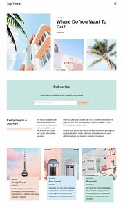 Future travel experience - Html Code Example by Nicepage
