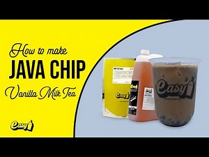 How to make Java Chip Vanilla Milk Tea | EASYBRAND |