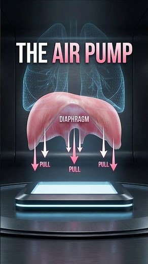 The Muscle That Breathing Actually Uses 🫁 (Diaphragm)