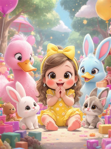 Cute Baby Ducks 3D Animation Songs